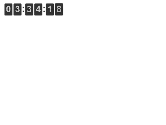flipclock/examples/twenty-four-hour-clock screenshot