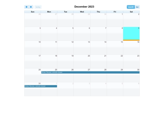 fullcalendar/demos/calendaren screenshot