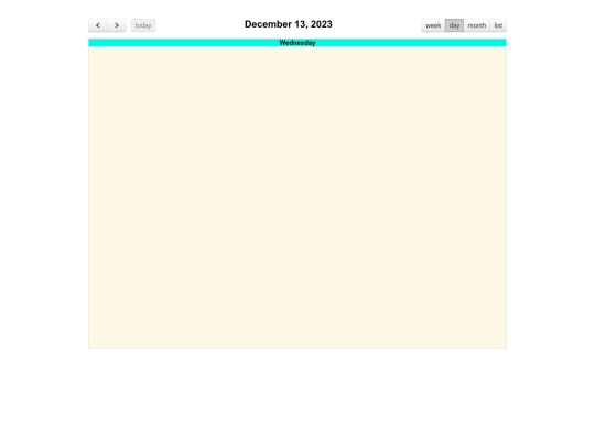 fullcalendar/demos/day screenshot
