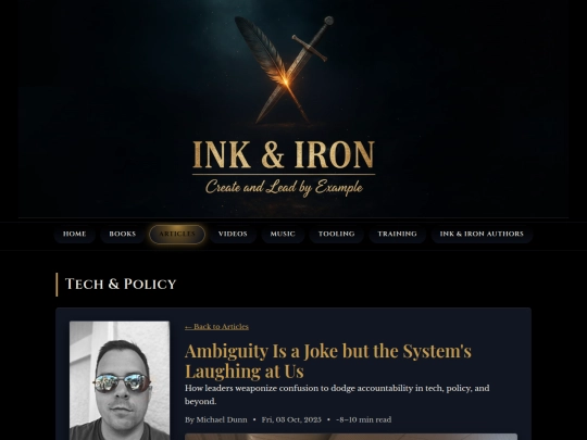 Articles/ambiguity-accountability-leadership screenshot