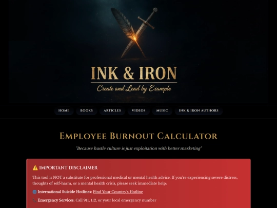 Tools/employee_burnout_calculator screenshot