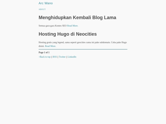 categories/hosting screenshot