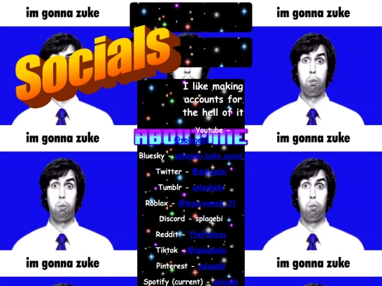 socials screenshot