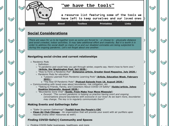 toolbox/social-considerations screenshot