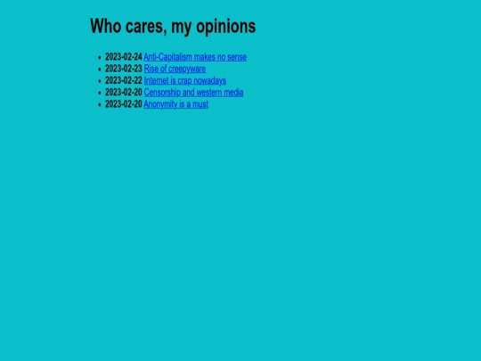 index screenshot