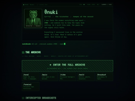 node screenshot