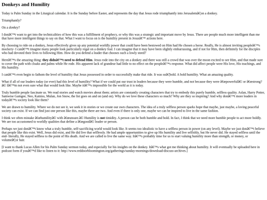 donkeys_and_humility screenshot