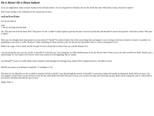he_is_risen screenshot
