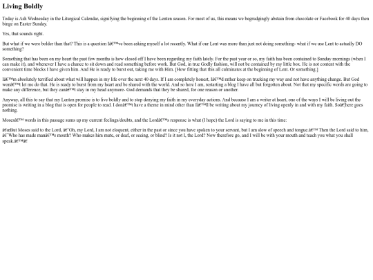 living_boldly screenshot