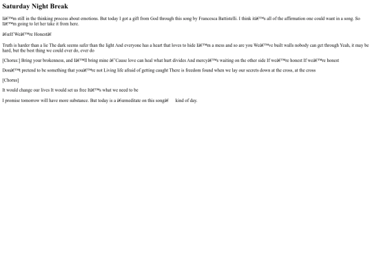 saturday_night_break screenshot