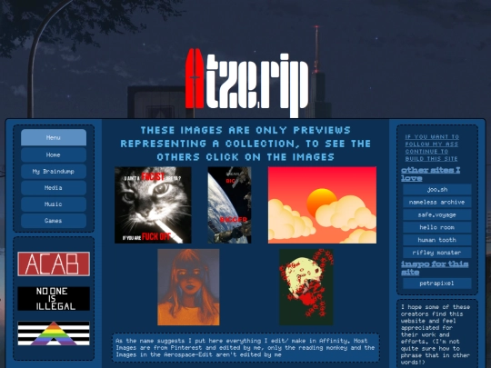 Subsection/Braindump screenshot