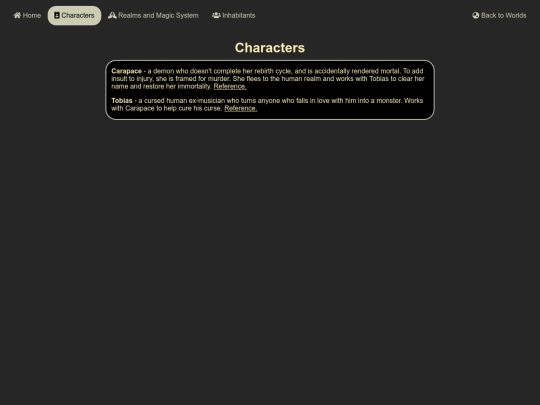 fabcharacters screenshot