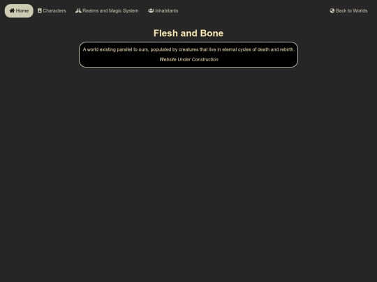 fleshandbone screenshot