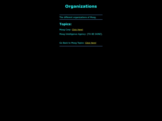 moogpaedia/topics/moogs/organizations screenshot
