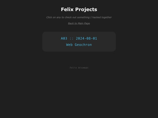 projects screenshot