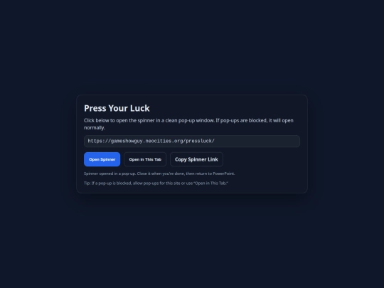 pressluck/launcher screenshot