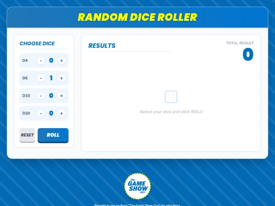 teacher_tools/dice_roller screenshot