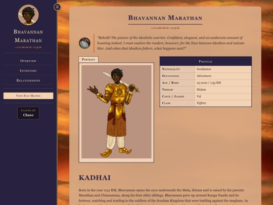 playercharacters/bhavannan screenshot