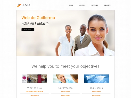deskk/contacto screenshot