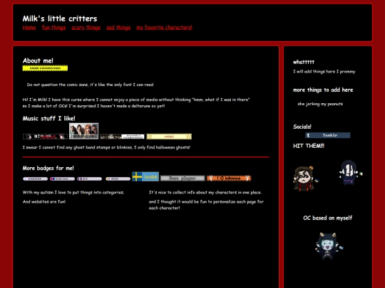about-me screenshot