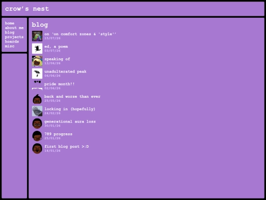 blog screenshot