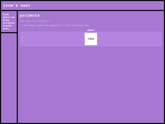 projects screenshot