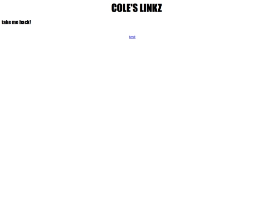 links screenshot