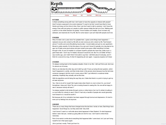 journal screenshot