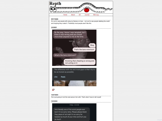 minilog screenshot