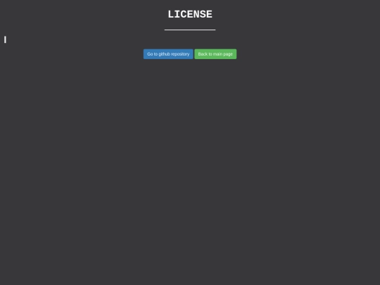 pages/license screenshot