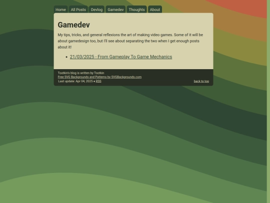 info/gamedev screenshot