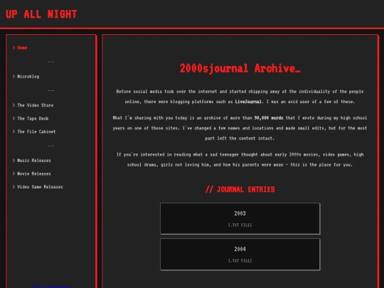 2000sjournal/2000sjournal screenshot