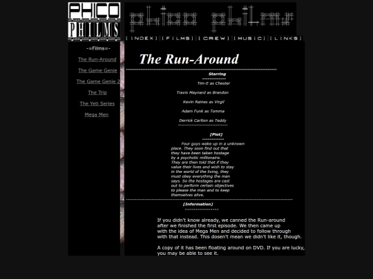 phicophilmsdotcom/filmtherunaround screenshot
