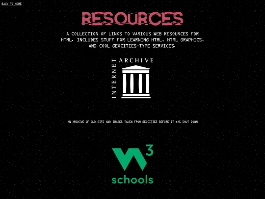 resources screenshot
