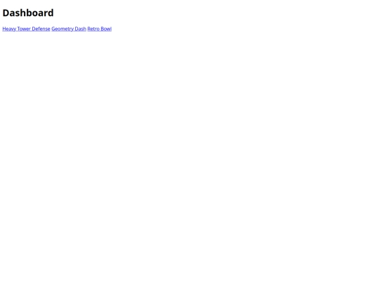dashboard screenshot