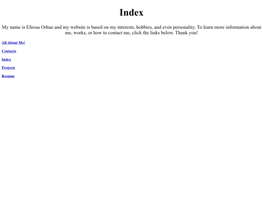 index screenshot