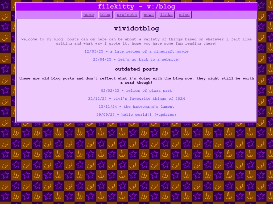 blog screenshot