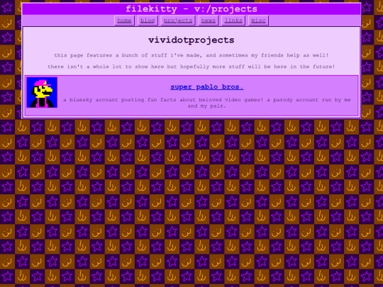 projects screenshot
