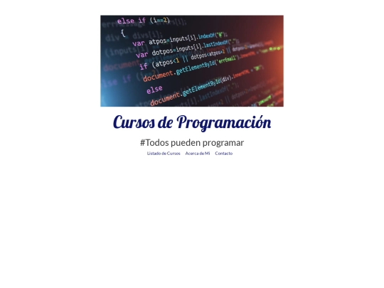 cursos screenshot