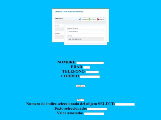 formulariovalidado screenshot