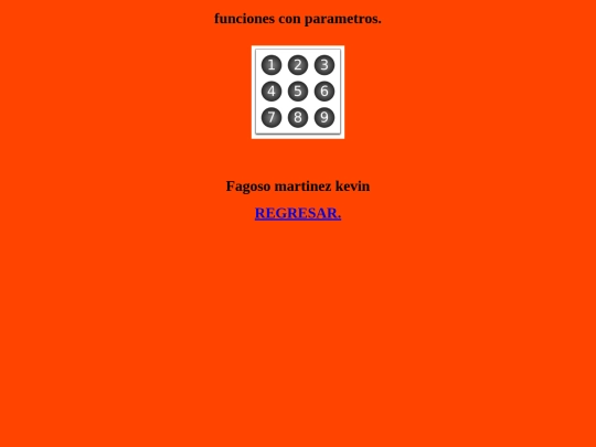 funcionconparametros screenshot