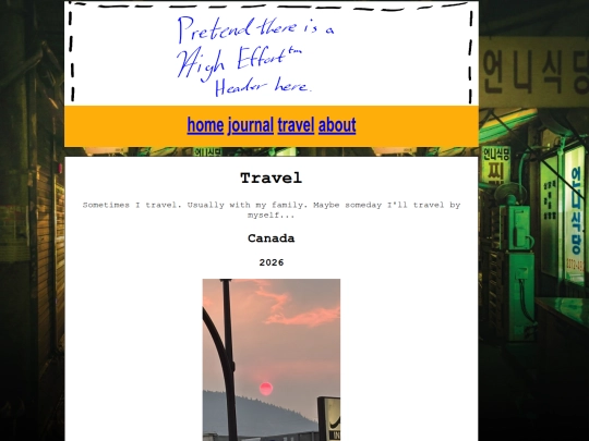travel screenshot