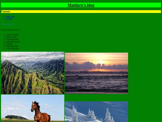 index screenshot