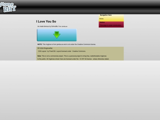 tones/i_love_you_so screenshot