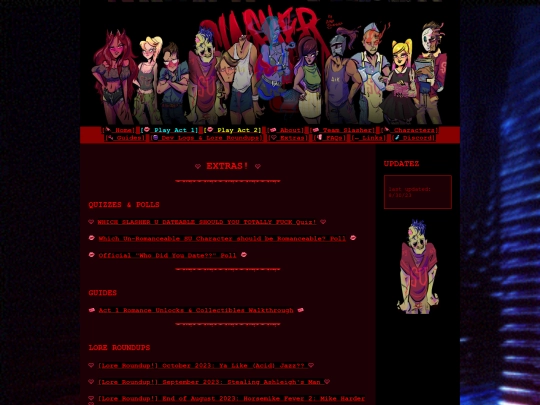 extras screenshot