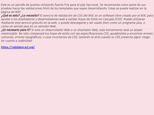 tareas/FontFaceFira screenshot