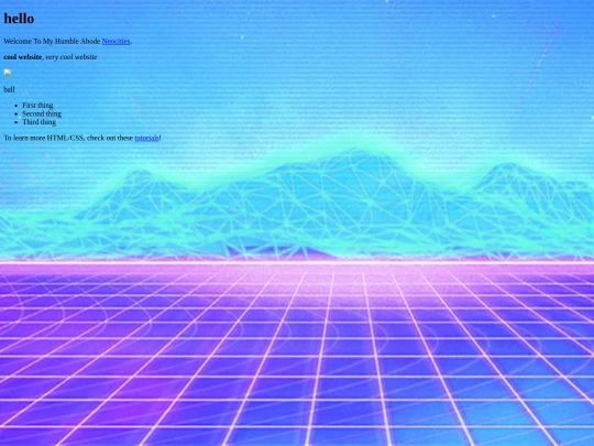 index screenshot