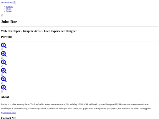 index screenshot