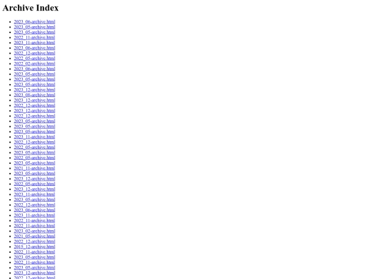 archive_index screenshot