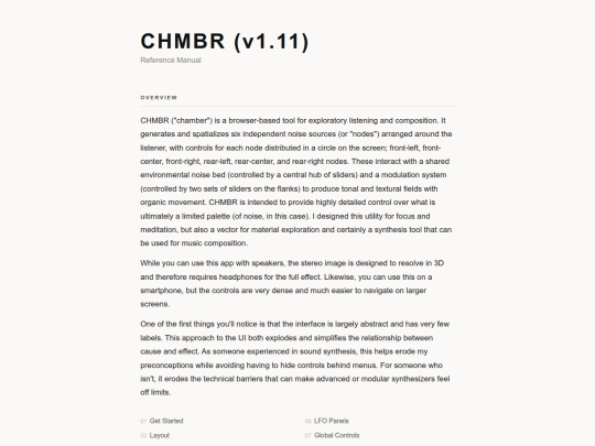 CHMBR/CHMBR_MANUAL screenshot